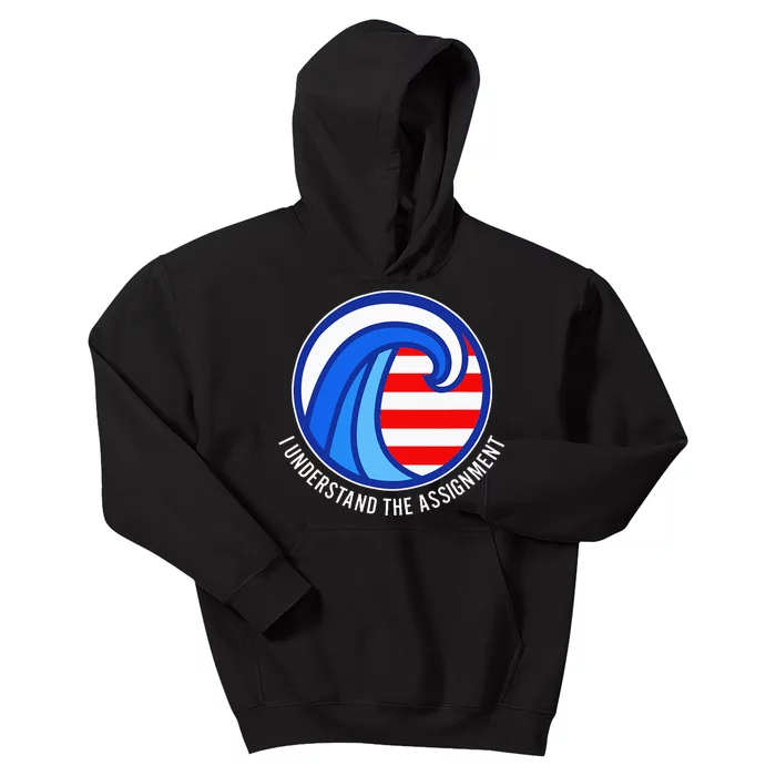 I Understand The Assignment Pro Democrat Harris Walz Kids Hoodie