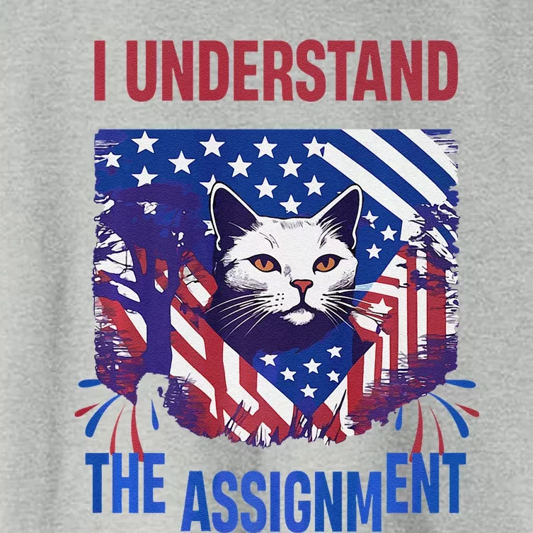 I Understand The Assignment Meme Women's Crop Top Tee