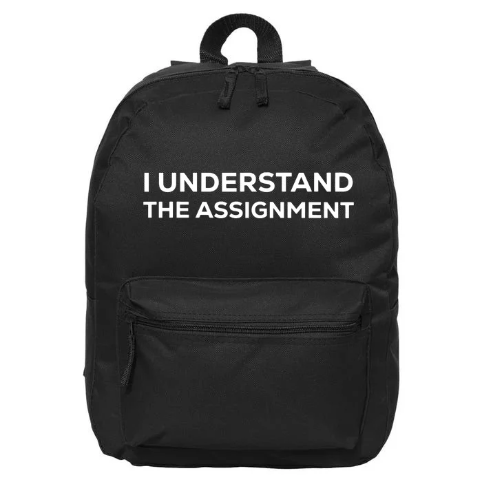 I Understand The Assignment 16 in Basic Backpack