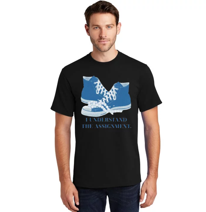 I Understand The Assignment Veterans For Kamala Tall T-Shirt