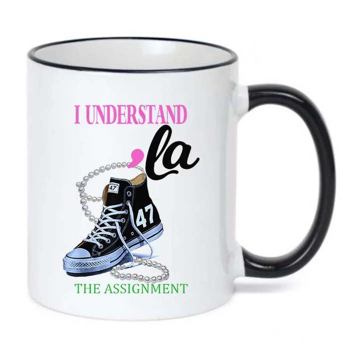 I Understand The Assignment Chucks And Pearls Election 2024 Black Color Changing Mug