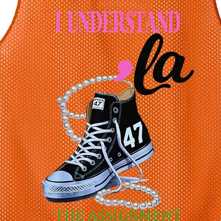 I Understand The Assignment Chucks And Pearls Election 2024 Mesh Reversible Basketball Jersey Tank