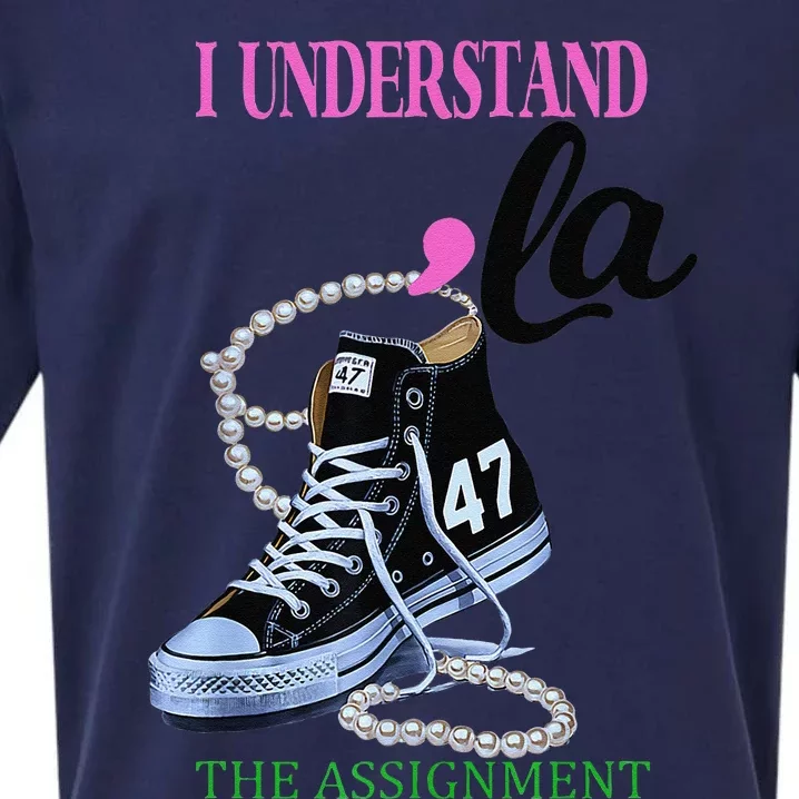 I Understand The Assignment Chucks And Pearls Election 2024 Sueded Cloud Jersey T-Shirt