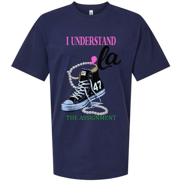 I Understand The Assignment Chucks And Pearls Election 2024 Sueded Cloud Jersey T-Shirt