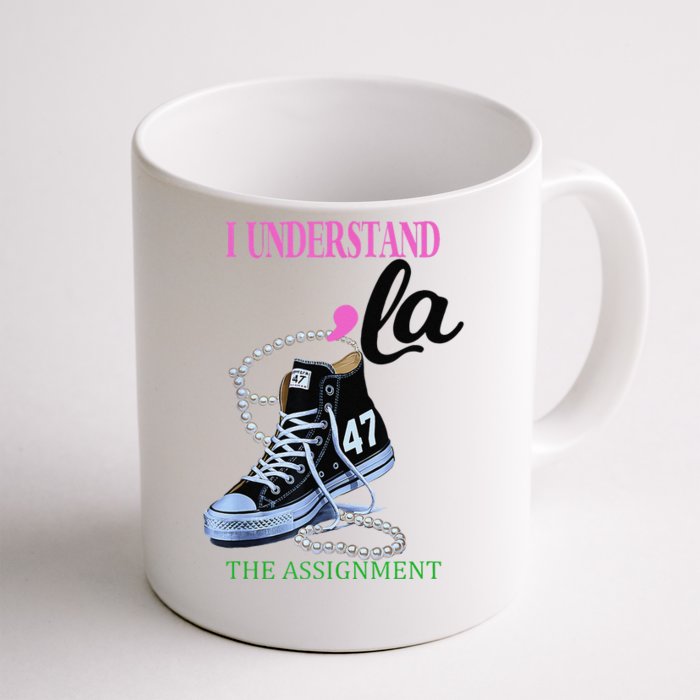 I Understand The Assignment Chucks And Pearls Election 2024 Front & Back Coffee Mug