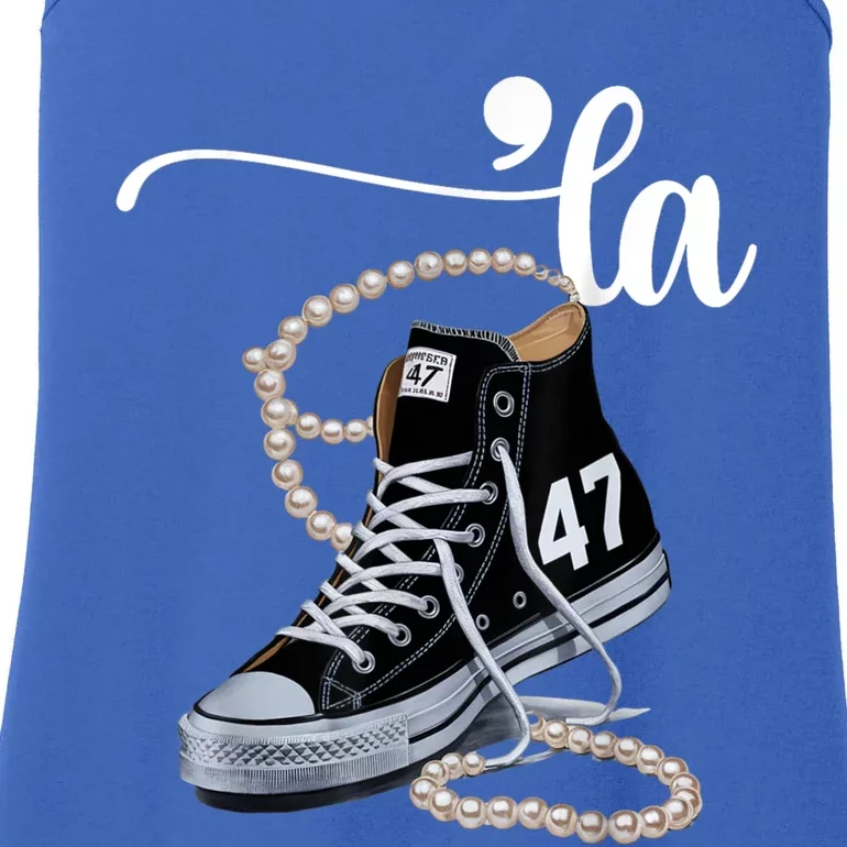 I Understand The Assignment Chucks And Pearls Election 2024 Harris Waltz 2024 Ladies Essential Tank