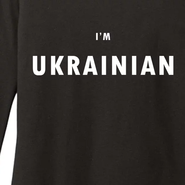 I'm Ukrainian Zelensky Ukraine Patriotic Proud Womens CVC Long Sleeve Shirt