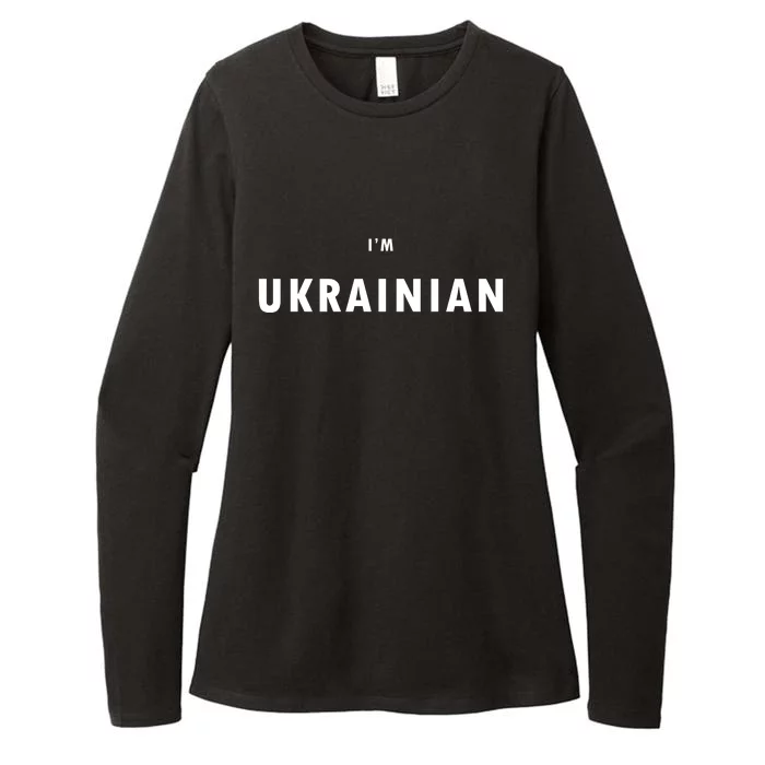 I'm Ukrainian Zelensky Ukraine Patriotic Proud Womens CVC Long Sleeve Shirt