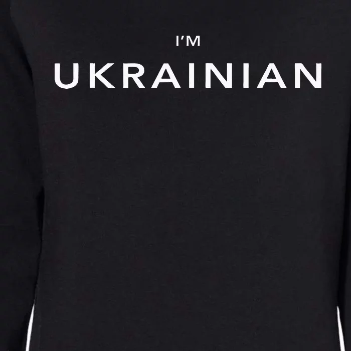 Im Ukrainian Zelensky Ukraine Patriotic Proud Ukrainians Womens California Wash Sweatshirt