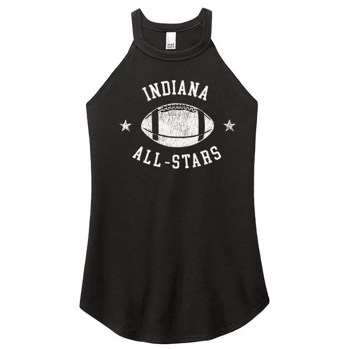 Indiana Vintage Allstars Football Retro 80s Women’s Perfect Tri Rocker Tank