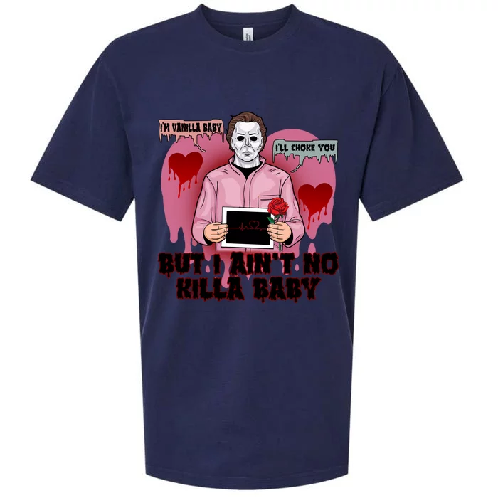 Im Vanilla Baby Ill Choke Youvalentines Day Horror Movie Sueded Cloud Jersey T-Shirt