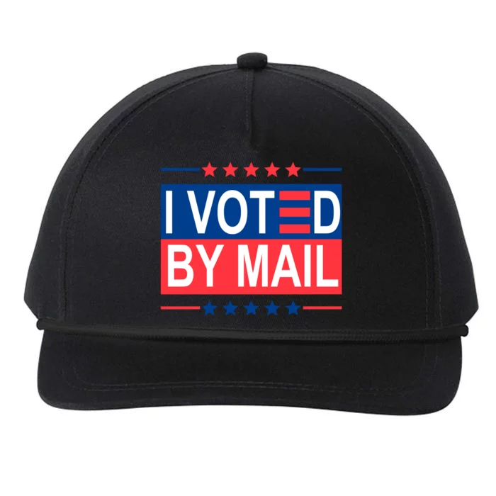 I Voted By Mail Snapback Five-Panel Rope Hat