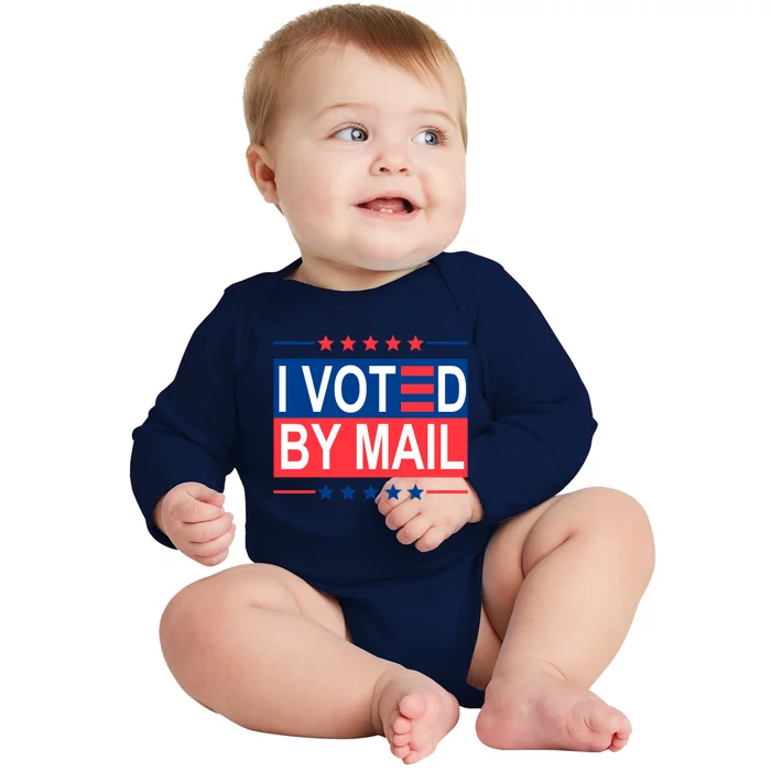 I Voted By Mail Baby Long Sleeve Bodysuit