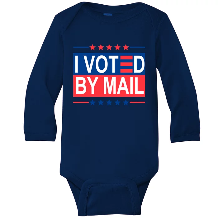 I Voted By Mail Baby Long Sleeve Bodysuit