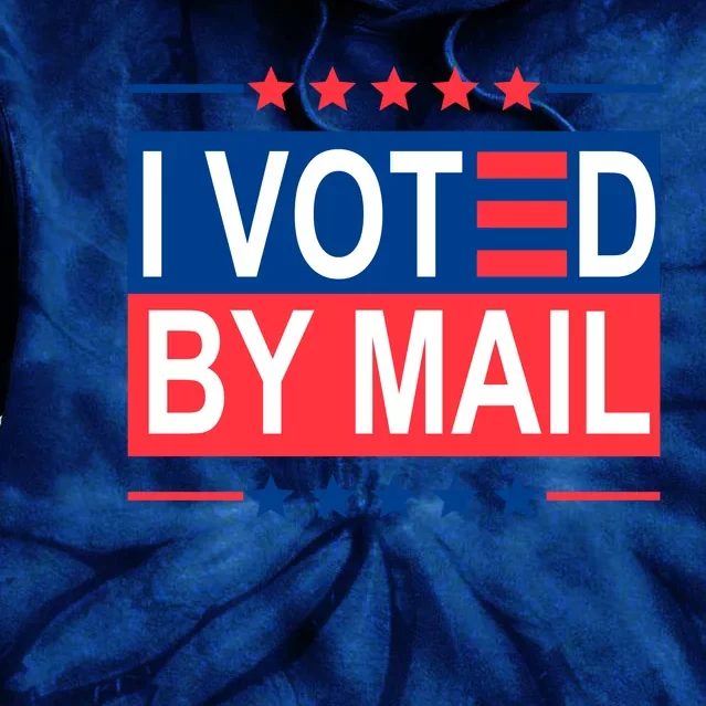 I Voted By Mail Tie Dye Hoodie