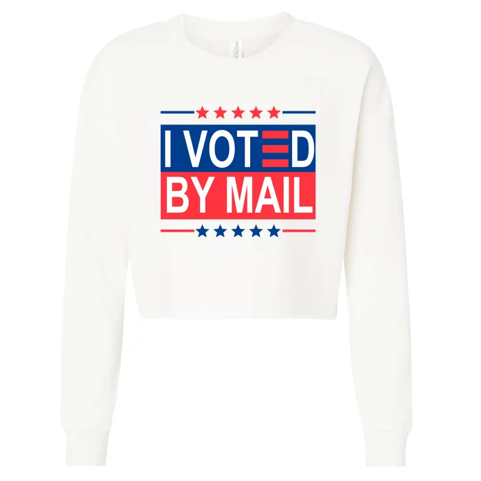 I Voted By Mail Cropped Pullover Crew