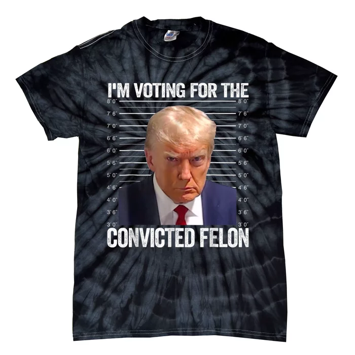 IM Voting Convicted Felon 2024 Tie-Dye T-Shirt