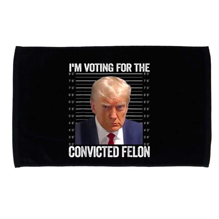 IM Voting Convicted Felon 2024 Microfiber Hand Towel