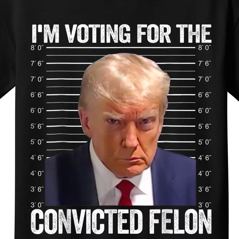 IM Voting Convicted Felon 2024 Kids T-Shirt