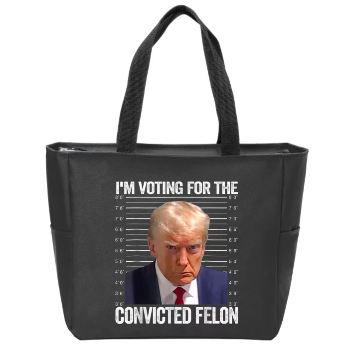 IM Voting Convicted Felon 2024 Zip Tote Bag