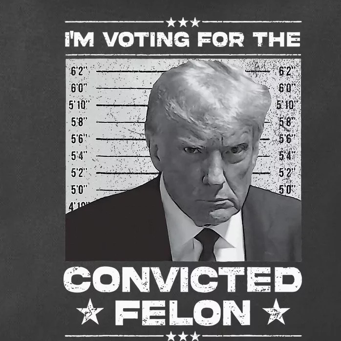 IM Voting Convicted Felon 2024 Trump 2024 Convicted Felon Zip Tote Bag