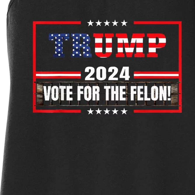 Im Voting Convicted Felon 2024 Still Vote Women's Racerback Tank