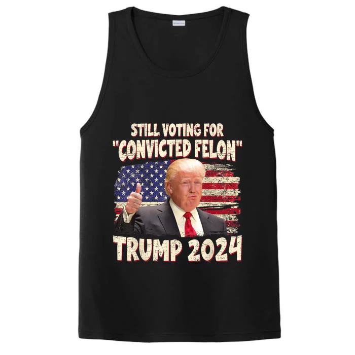 IM Voting Convicted Felon 2024 Trump 2024 Convicted Felon Performance Tank