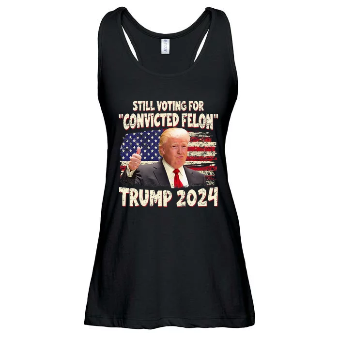 IM Voting Convicted Felon 2024 Ladies Essential Flowy Tank