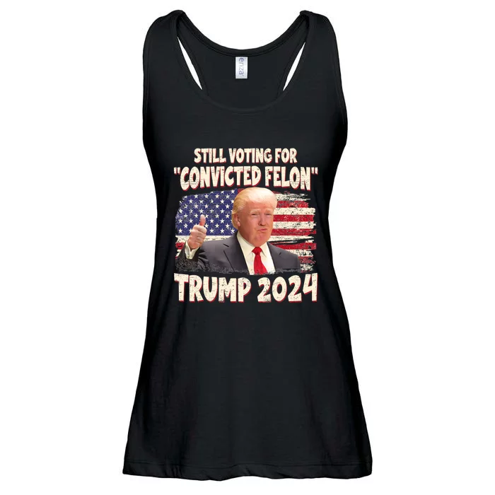 IM Voting Convicted Felon 2024 Trump 2024 Convicted Felon Ladies Essential Flowy Tank