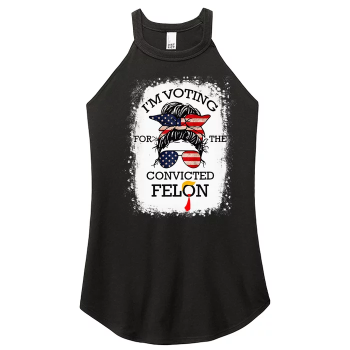 IM Voting Convicted Felon 2024 Women’s Perfect Tri Rocker Tank