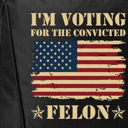 IM Voting Convicted Felon 2024 City Backpack