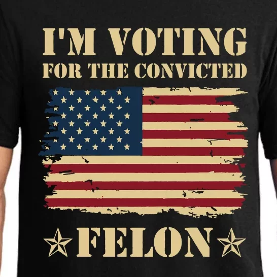 IM Voting Convicted Felon 2024 Pajama Set