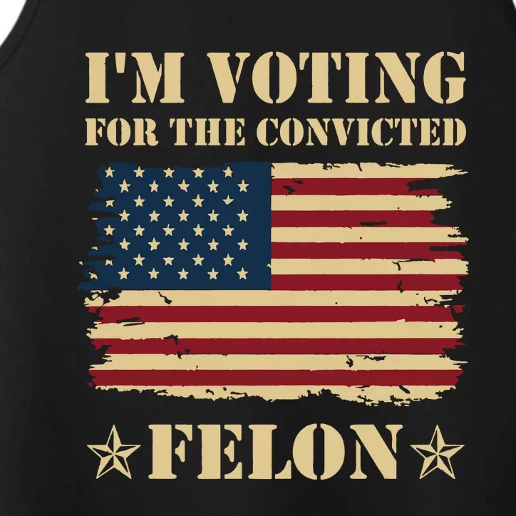 IM Voting Convicted Felon 2024 Performance Tank