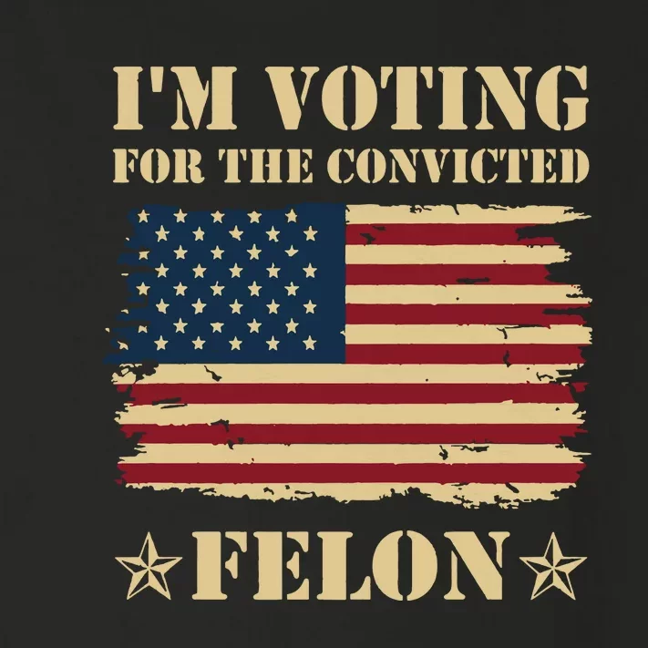 IM Voting Convicted Felon 2024 Toddler Long Sleeve Shirt