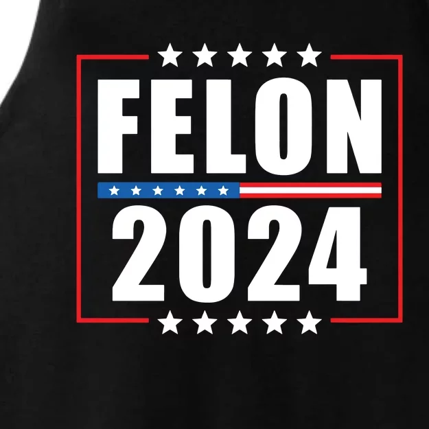 IM Voting Convicted Felon 2024 Ladies Tri-Blend Wicking Tank