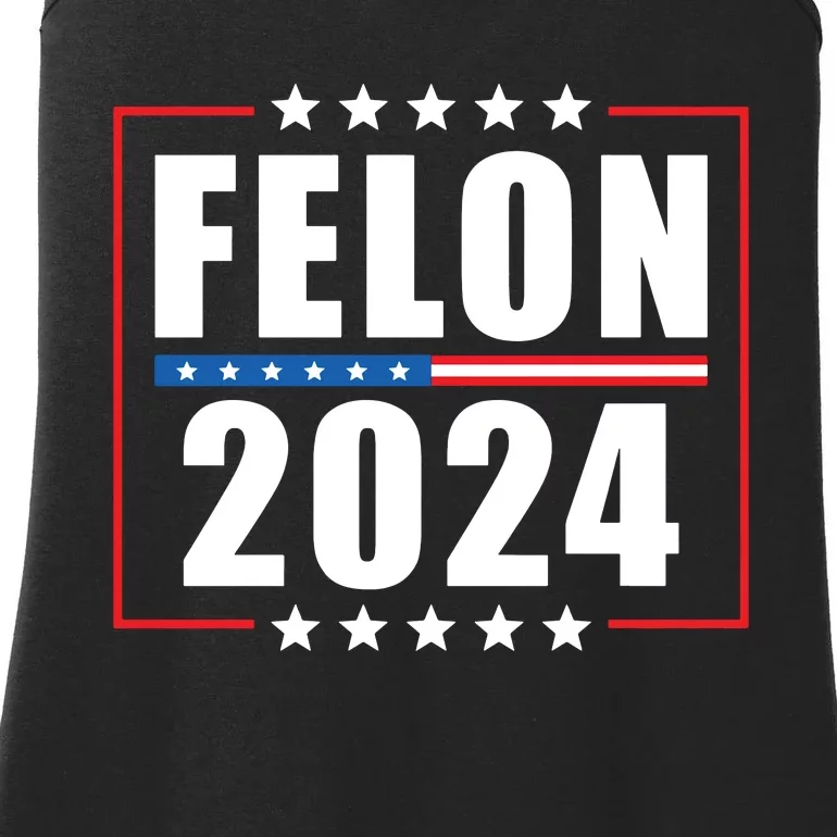 IM Voting Convicted Felon 2024 Ladies Essential Tank