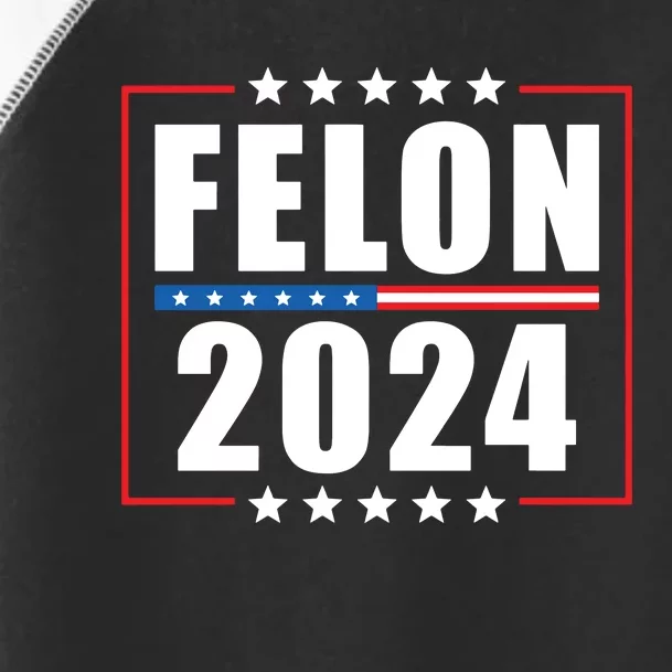 IM Voting Convicted Felon 2024 Toddler Fine Jersey T-Shirt