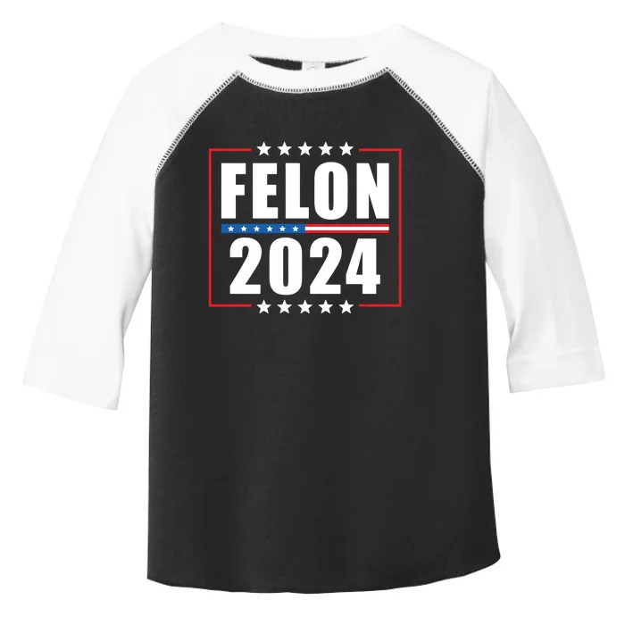 IM Voting Convicted Felon 2024 Toddler Fine Jersey T-Shirt