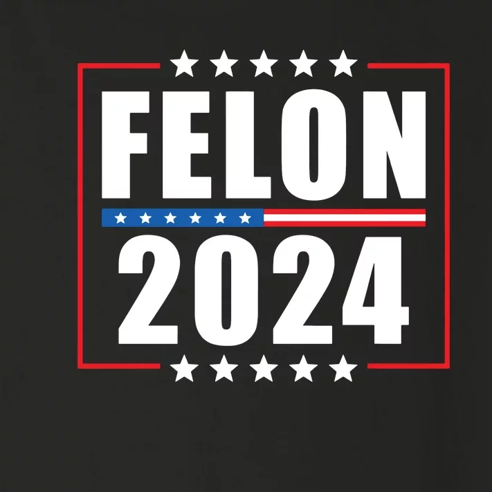 IM Voting Convicted Felon 2024 Toddler Long Sleeve Shirt