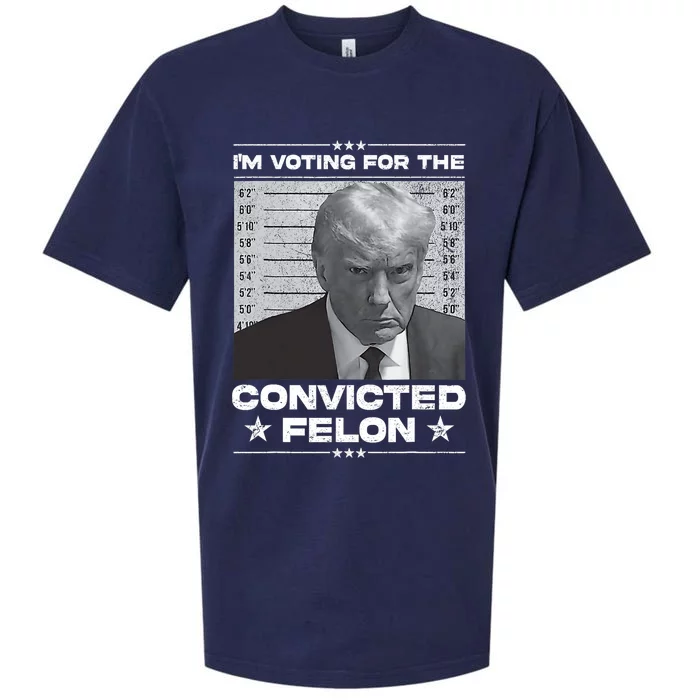 IM Voting Convicted Felon 2024 Trump 2024 Convicted Felon Sueded Cloud Jersey T-Shirt