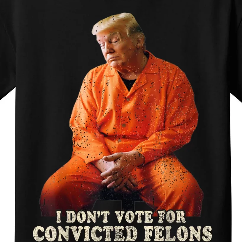 IM Voting Convicted Felon 2024 Trump 2024 Convicted Felon Kids T-Shirt