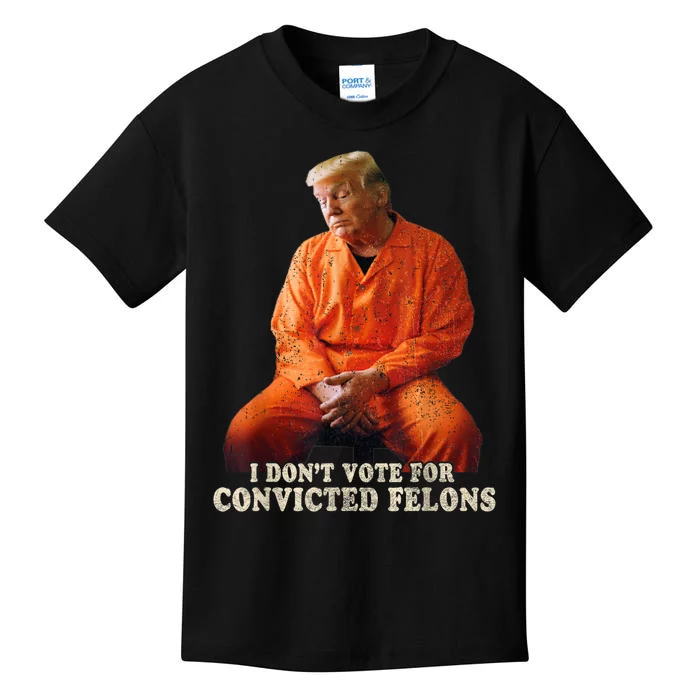 IM Voting Convicted Felon 2024 Trump 2024 Convicted Felon Kids T-Shirt