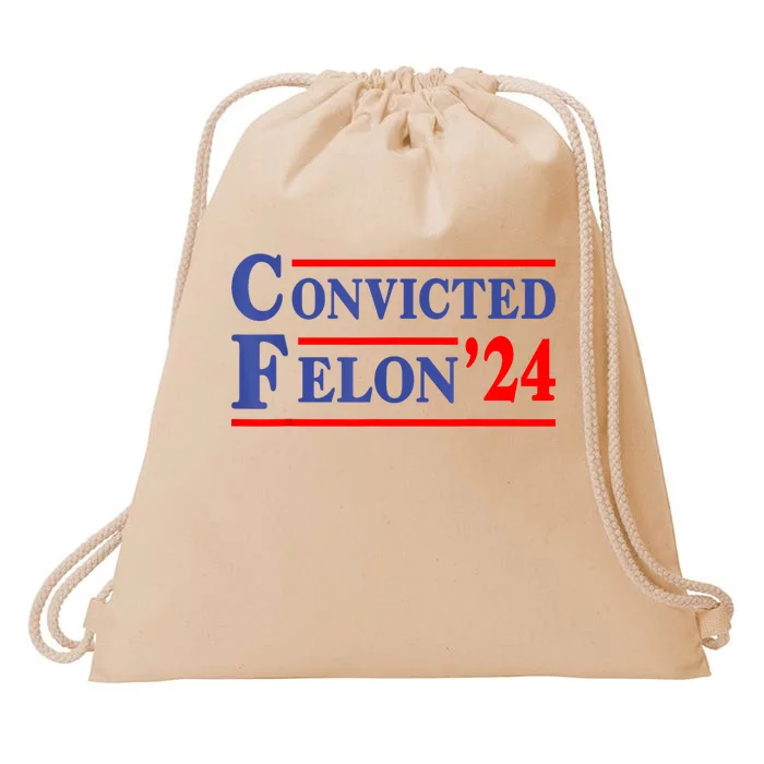 IM Voting Convicted Felon 2024 Trump 2024 Convicted Felon Drawstring Bag