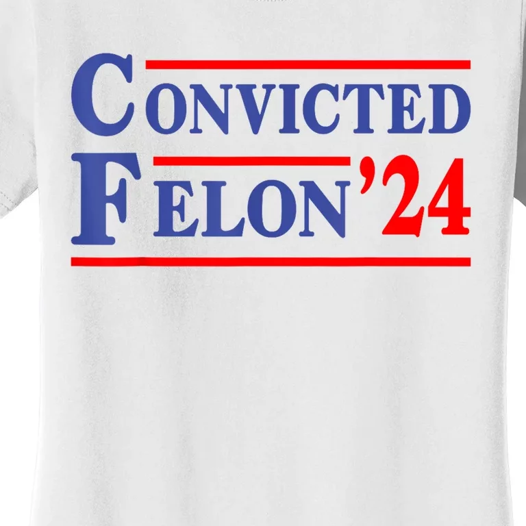 IM Voting Convicted Felon 2024 Trump 2024 Convicted Felon Women's T-Shirt