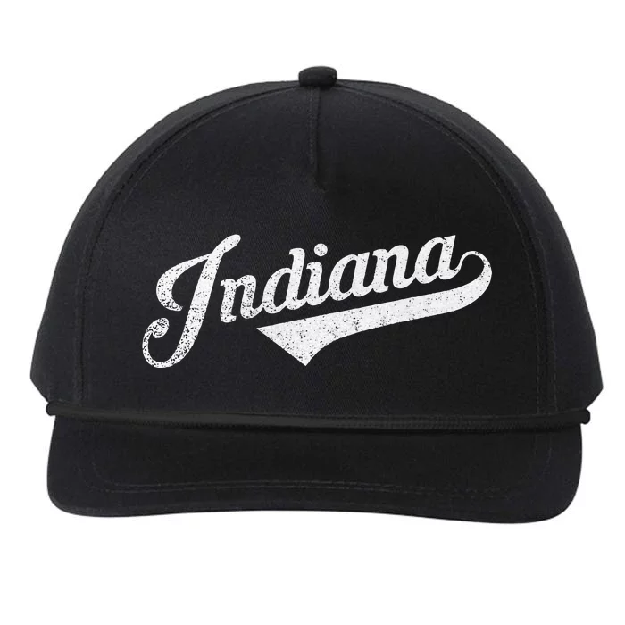 Indiana Vintage City Snapback Five-Panel Rope Hat