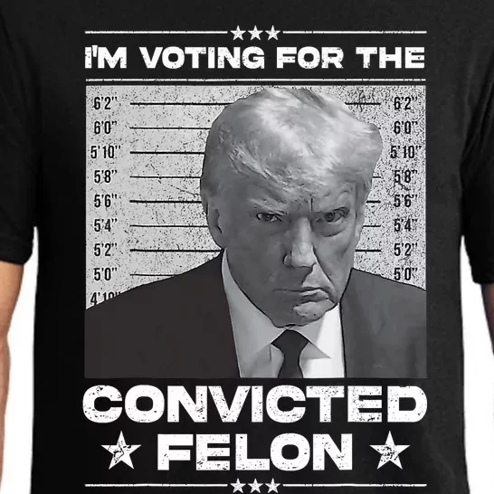 IM Voting Convicted Felon 2024 Trump 2024 Convicted Felon Pajama Set