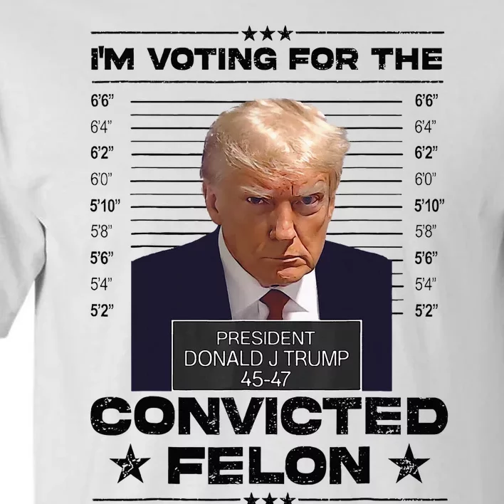 IM Voting Convicted Felon 2024 Trump 2024 Convicted Felon Tall T-Shirt