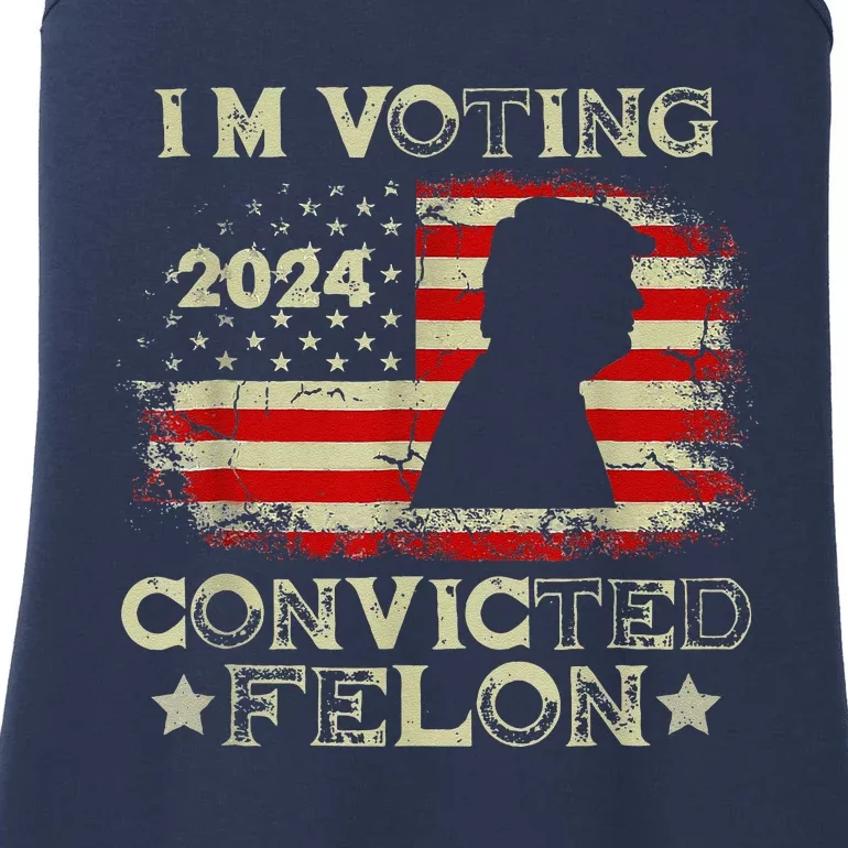 IM Voting Convicted Felon 2024 Ladies Essential Tank