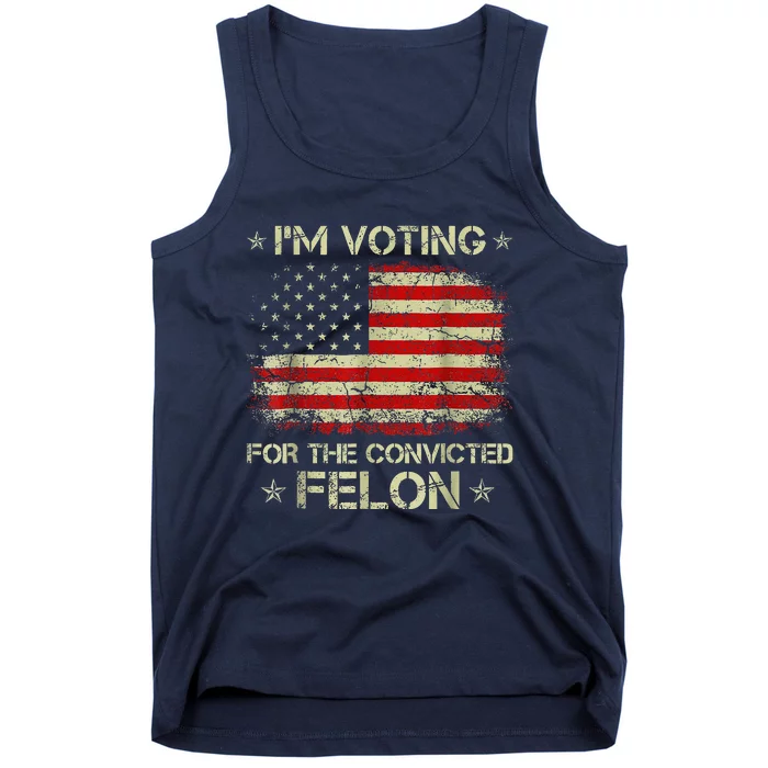 IM Voting Convicted Felon 2024 Tank Top