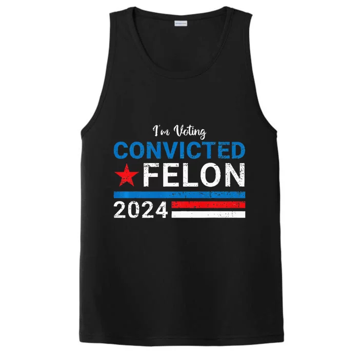 IM Voting Convicted Felon 2024 Performance Tank